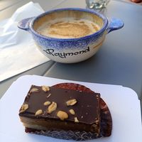 Vegan peanut butter barre at H U G Bageri in Copenhagen
