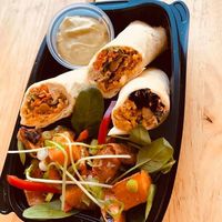 Burrito at Veggieday.dk in Dragoer