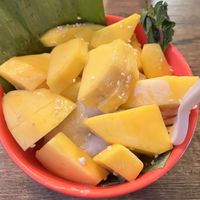 Mango Sticky Rice 🥭🍚   at Sweet Basil in Franklin