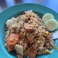 Vegan House Fried Rice w/ Tofu   at Sweet Basil in Franklin