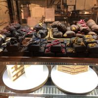 vegan sweets and fruits in chocolate!  at Angel Cakes in Moscow