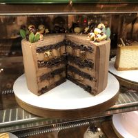 vegan cake  at Angel Cakes in Moscow
