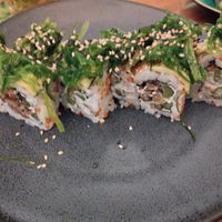 Sushi rolls at Temakinho in Bologna