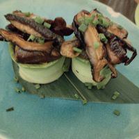 Shitake mushroom at Temakinho in Bologna