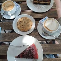 Vegan Cappuccino at 2Hearts Bakery in Palermo