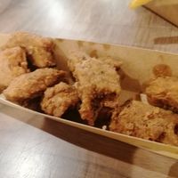 Chicken chunks at Friterie Chasse Patat in Ghent