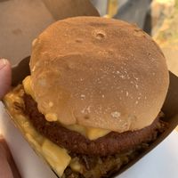 Vegan bicky cheeseburger   at Friterie Chasse Patat in Ghent