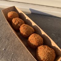 Vegan bitterballen   at Friterie Chasse Patat in Ghent