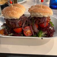 Mini Vegan Burgers  at Ellen Restaurant in Torremolinos