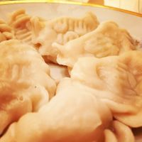 potato-cabbage dumplings (bought frozen) cooked :) at Vkusvill - ВкусВилл in Vladimir