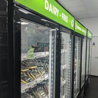 Loads of Vegan Delights in the Fridge Section, both Asian and European brands. at The Plantbase Store in South East London