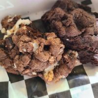 Hot Chocolate and Chocoholic cookies at MidnighTreats in Reston