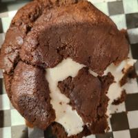 S'Mores cookie with graham cracker and marshmallow at MidnighTreats in Reston