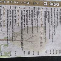 1 Seite vegane Auswahl at Pizzeria Märchenwald in Essen