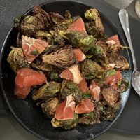 Brussels sprouts - so flavourful!   at Utopia  in Bangor