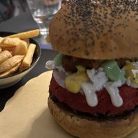 Porn burger  at Old England Pub in Padua