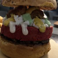 Porn burger  at Old England Pub in Padua