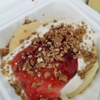 Strawberry Cheesecake at Cinnaholic in Pigeon Forge
