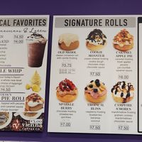 Menu at Cinnaholic in Pigeon Forge