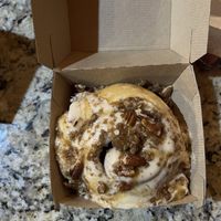 Mawmaws pecan pie roll . It was good but not my favorite.  at Cinnaholic in Pigeon Forge