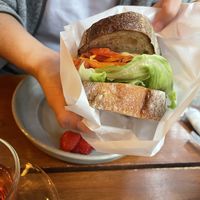 Vegetable sandwich   at Lug in Tokyo