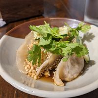 Dumplings at Wabi-Sabi Noodle House in Makati