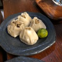 Mushroom shumai at Wabi-Sabi Noodle House in Makati