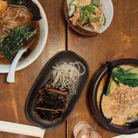 shoyu ramen, tantanmen ramen, unagi, gyoza at Wabi-Sabi Noodle House in Makati