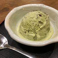 Matcha Ice cream  at Wabi-Sabi Noodle House in Makati