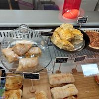 Vegan fruit and cheese scones at Cricket Club Cafe in Melrose
