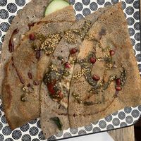 Houmous crêpe  at Crêperie le goéland d'Aligre in Paris