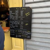 Menu  at Crêperie le goéland d'Aligre in Paris