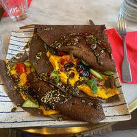 La Libanaise, made vagen  at Crêperie le goéland d'Aligre in Paris