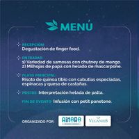 This is the full menu of our Pop Up at Palermo at Ainara Helados in Buenos Aires
