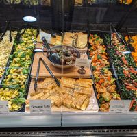 Vegan foods on display in the deli at Whole Foods Market - Tenaya in Las Vegas