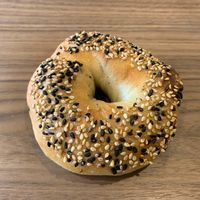 セサミベーグル at Kamogawa Bakery - Kamigyo in Kyoto