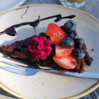 Chocolate pie at Barista Cafe Paddepoel in Groningen