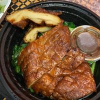 Duck!!! No not real duck. This was so crispy. How do they do it ?  at Tenon Vegan Sushi in Toronto