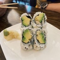 Avocado rolls  at Tenon Vegan Sushi in Toronto