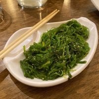 Seaweed salad (wakame) at Tenon Vegan Sushi in Toronto