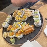 Avocado Crunch, Tenon Special Roll, Queen Dragon Roll  at Tenon Vegan Sushi in Toronto