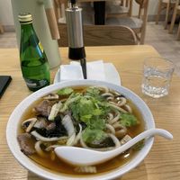 Vegan beef pho with mushroom and cabbage    at Tenon Vegan Sushi in Toronto