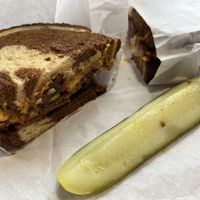 yum!  at Ben & Esther's Vegan Jewish Deli in Portland