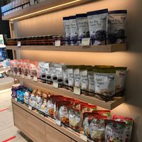 Snacks shelf at Cedele - Guoco Tower in Central Singapore