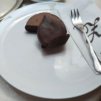 Zauner Stollen und Maroniherz at Konditorei Zauner in Bad Ischl