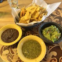 Chips, salsa and guacamole   at Como in Truckee