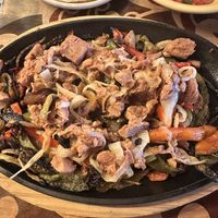 Jackfruit fajitas   at Como in Truckee