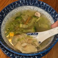 vegan wan ton soup at Zamui in Baden Baden