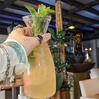 homemade limeade at Zamui in Baden Baden