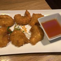 Vegan “shrimp”, pretty good  at Zamui in Baden Baden